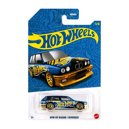Hot Wheels Pearl & Chrome Collection Pack of 5 Die-Cast Model Cars | Fiat 500e, Ford Escort, Track Dwagon, Toyota Land Cruiser 80 & Rodger Dodger 2.0 | 1:64 Scale Collectible Set