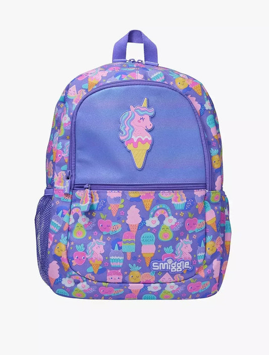 Smiggle School Bag : Unicorn Colorful & Stylish 16 Inch Backpack for Kids - Jaiman Toys