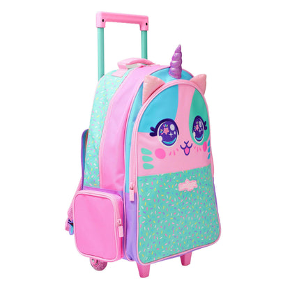 Smiggle School Bag : Best Budz Colorful & Stylish 18 Inch Trolley Backpack for Kids - Jaiman Toys