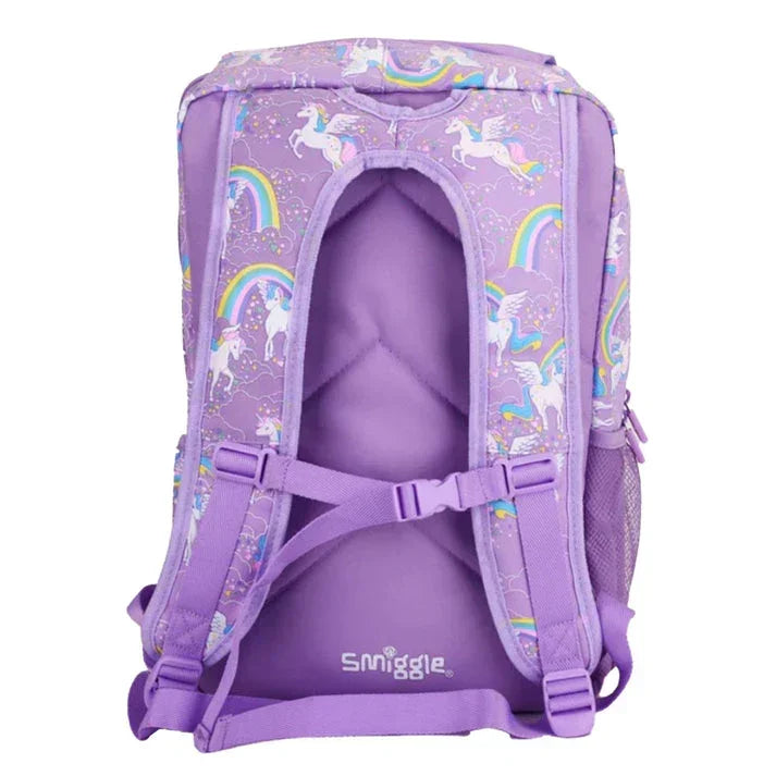 Smiggle School Bag : Unicorn Rainbow Colorful & Stylish 18 Inch Backpack for Kids - Jaiman Toys