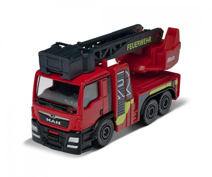 Majorette Street Cars  S.O.S. MAN TGS Rosenbauer Fire Engine Diecast Model – Collectible Toy