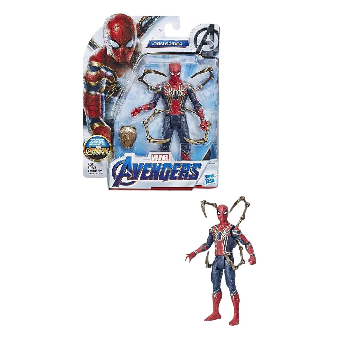 Marvel Avengers End Game Iron Spider-Man 6-Inch-Scale Marvel Super Hero Action Figure Age 4+ - Jaiman Toys