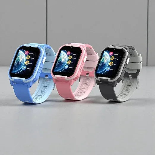 Spiky Gnome 4G Video Calling Smartwatch for Kids – Pink | GPS, SOS, HD Camera- 3 Color Options