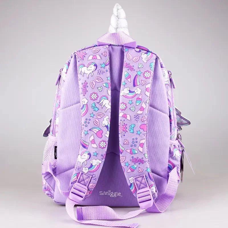 Smiggle School Bag : Unicorn Colorful & Stylish 16 Inch Backpack for Kids - Jaiman Toys