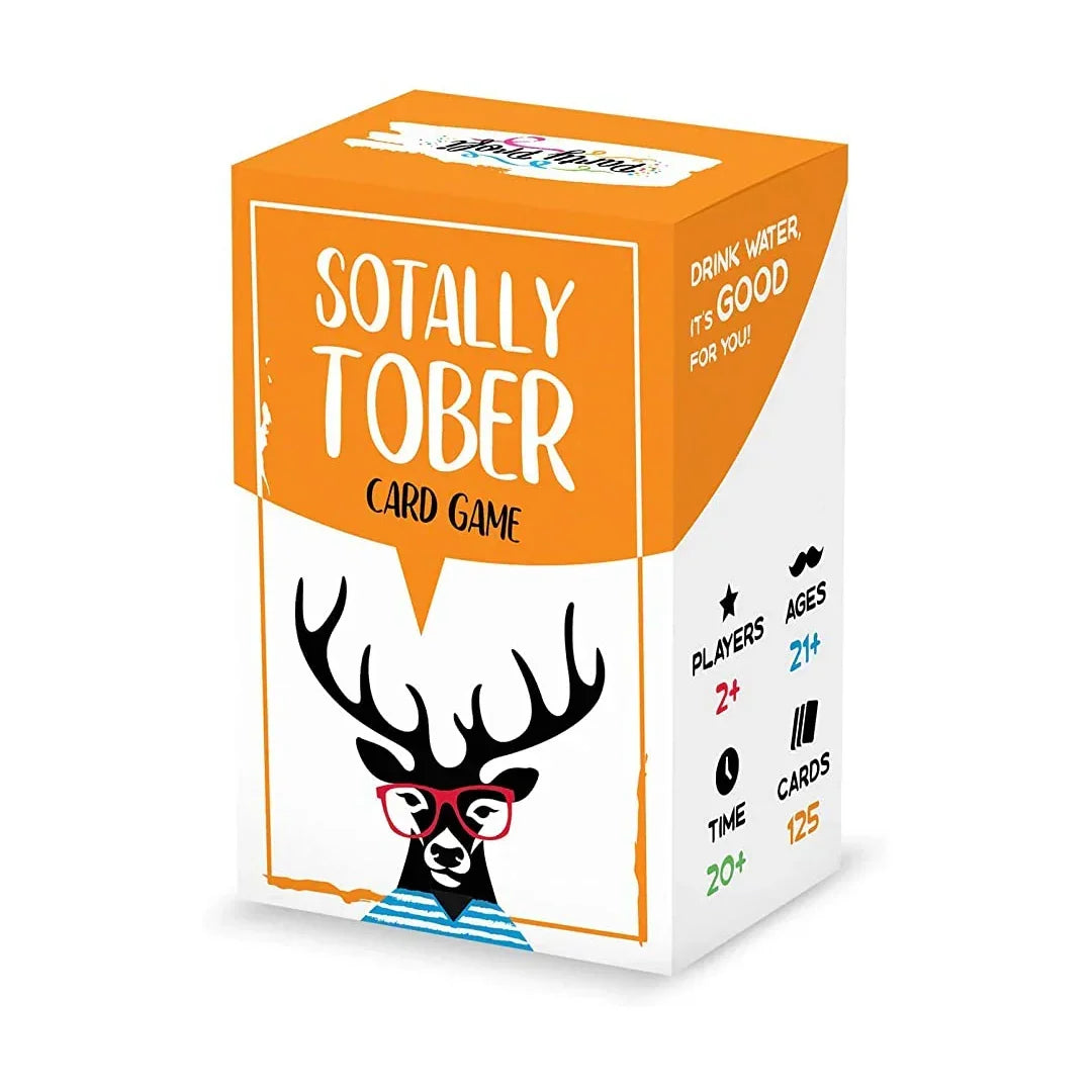 Sotally Tober, Drinking Card Game (125 Cards - Players4+) Age 21+ - Jaiman Toys