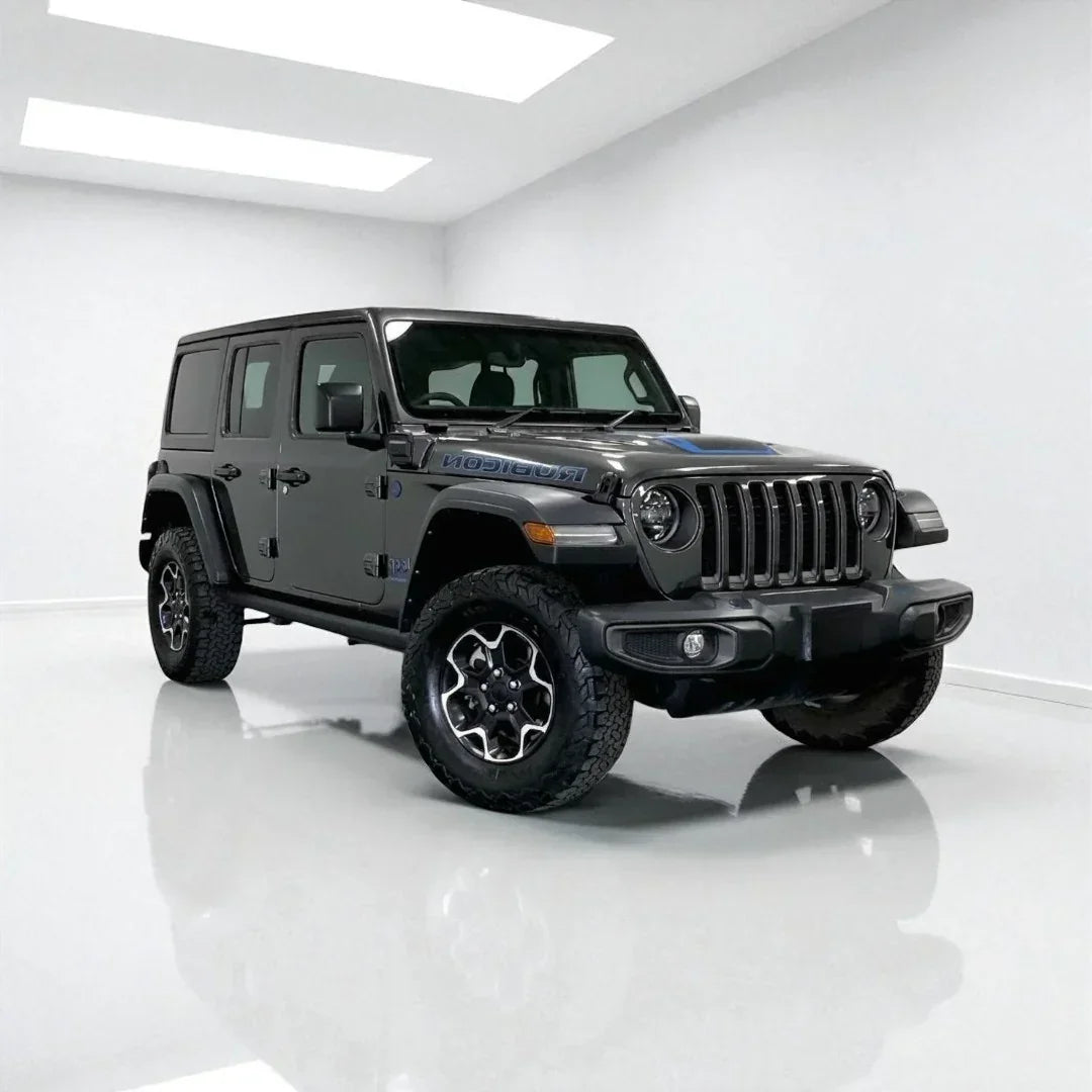 Rastar 1:24 Jeep Wrangler Rubicon 4xe Die-Cast Model – Black | Openable Doors (64610) - Jaiman Toys