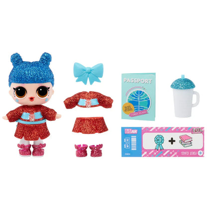 L.O.L. Surprise! OMG World Travel Toys, Trendy Doll with 8 Surprises to UNbox Including a Secret Message, Fashions, Accessories, &amp; More in Sidekick - Jaiman Toys