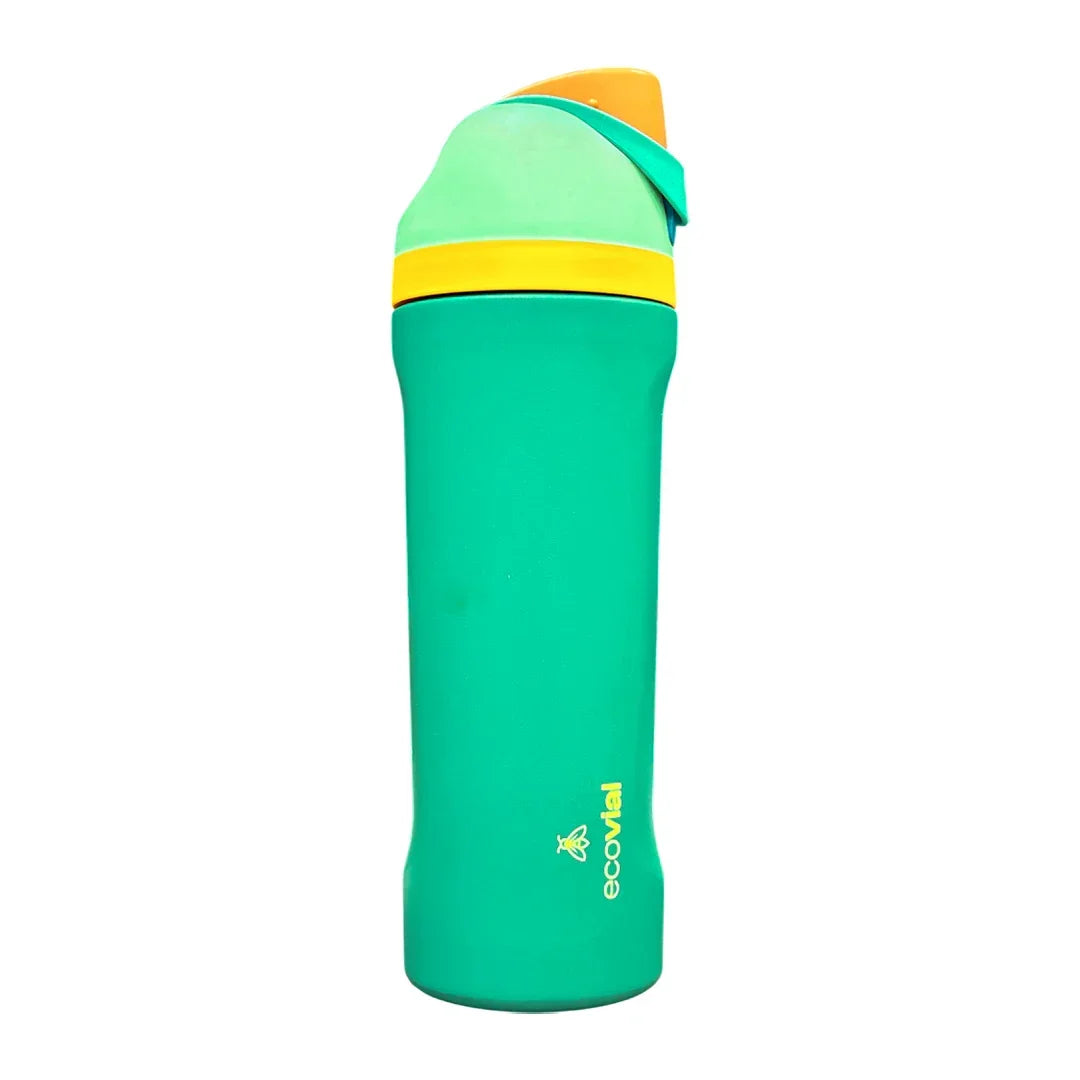 Ecovial 19 OZ - Vacuum Bottle Sip n Swig 570 ML (Green) - Jaiman Toys