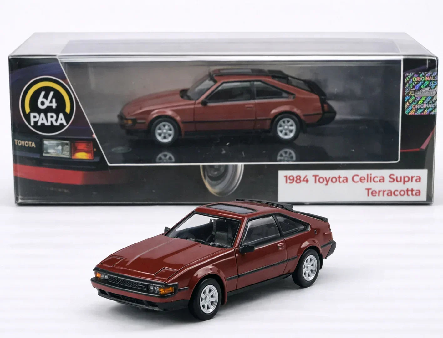 PARA64 1:64 1984 Toyota Celica Supra Terracotta Diecast Model – Classic JDM Collectible