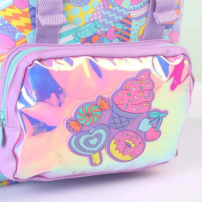 Smiggle School Bags Away Foldover Backpack – Lilac | Fun & Functional for Kids 3Y+ - Jaiman Toys