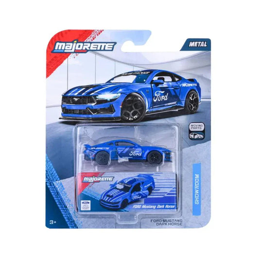 Majorette Ford Mustang Dark Horse Die-Cast Car | Premium 1:64 Scale Licensed Model | Ages 3+