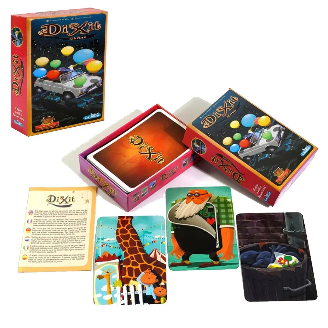 Dixit: Mirrors Expansion | 84 Illustrated Storytelling Cards | Add-On for Dixit Base Game by Libellud - Jaiman Toys