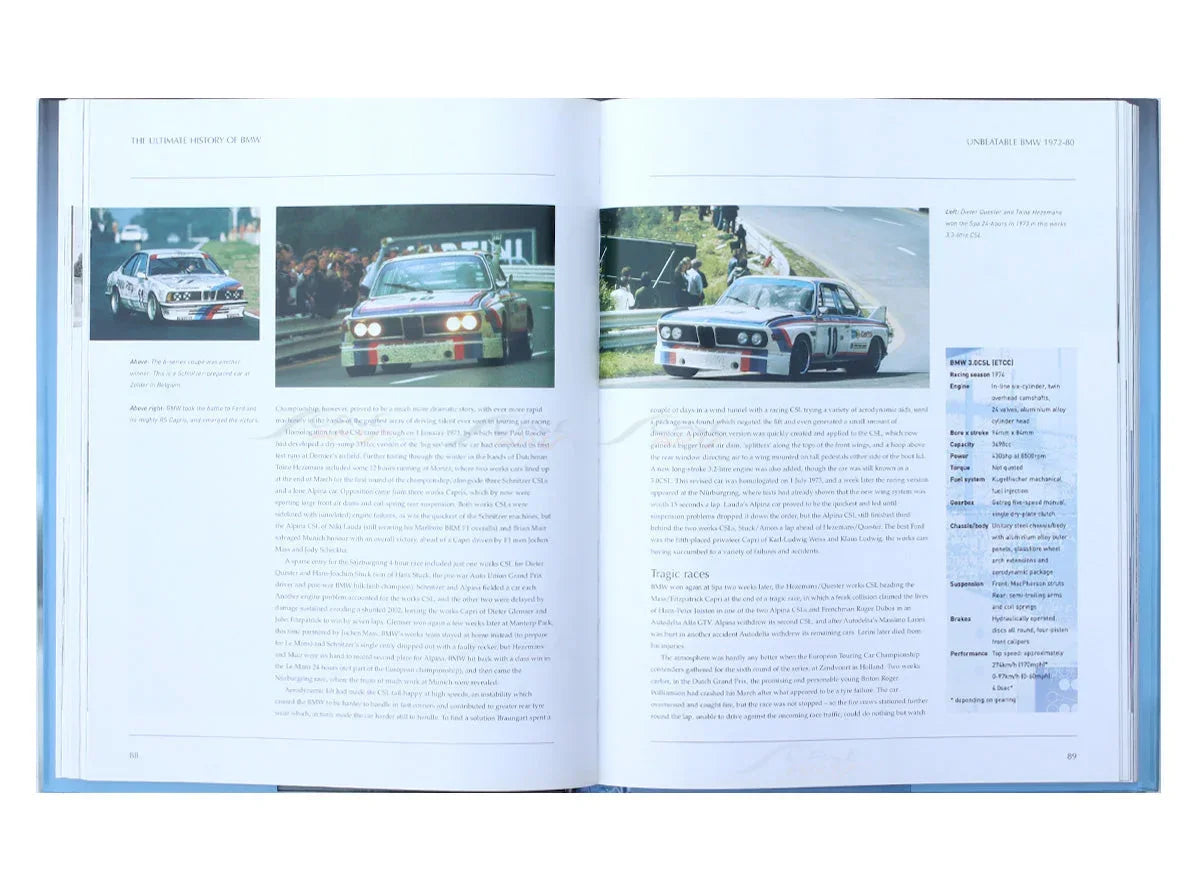 The Ultimate History of BMW Book by Parragon - Jaiman Toys