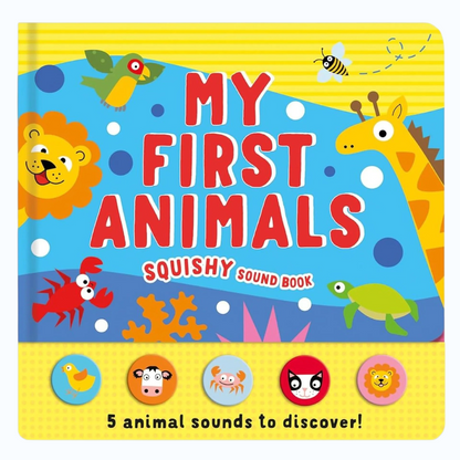 North Parade My First Animals Squishy Sound Book for Toddlers | Interactive Animal Sound Board Book for Kids