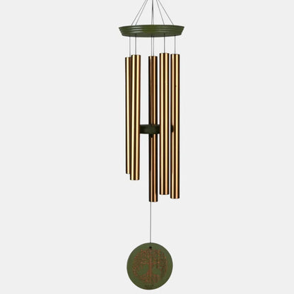 KallaG Tree of Life GDB36TL Wind Chime 36 Inch Rose Gold – Premium Tuned Aluminum Outdoor Chimes for Garden & Balcony Decor