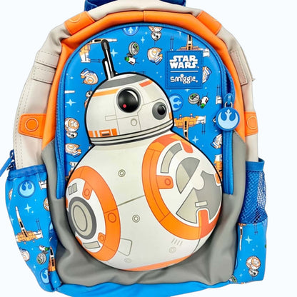 Smiggle Star Wars Kids Backpack BB-8 Design | School Bag 34cm | Near New Condition