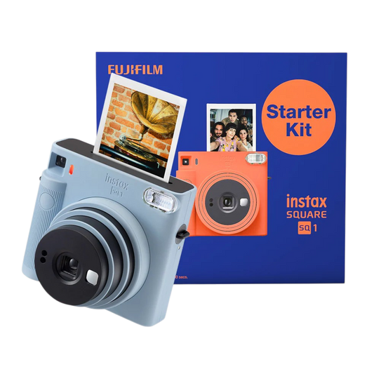 Fujifilm Instax Square SQ1 Instant Camera Starter Kit – Glacier Blue