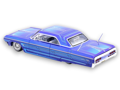 Maisto 1964 Chevrolet Impala SS Custom 1:24 Diecast Model Car with Acrylic Display Case – Classic Lowrider Collectible