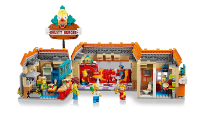 LEGO 10352 Icons The Simpsons: Krusty Burger  1,635Piece Adult Display Set