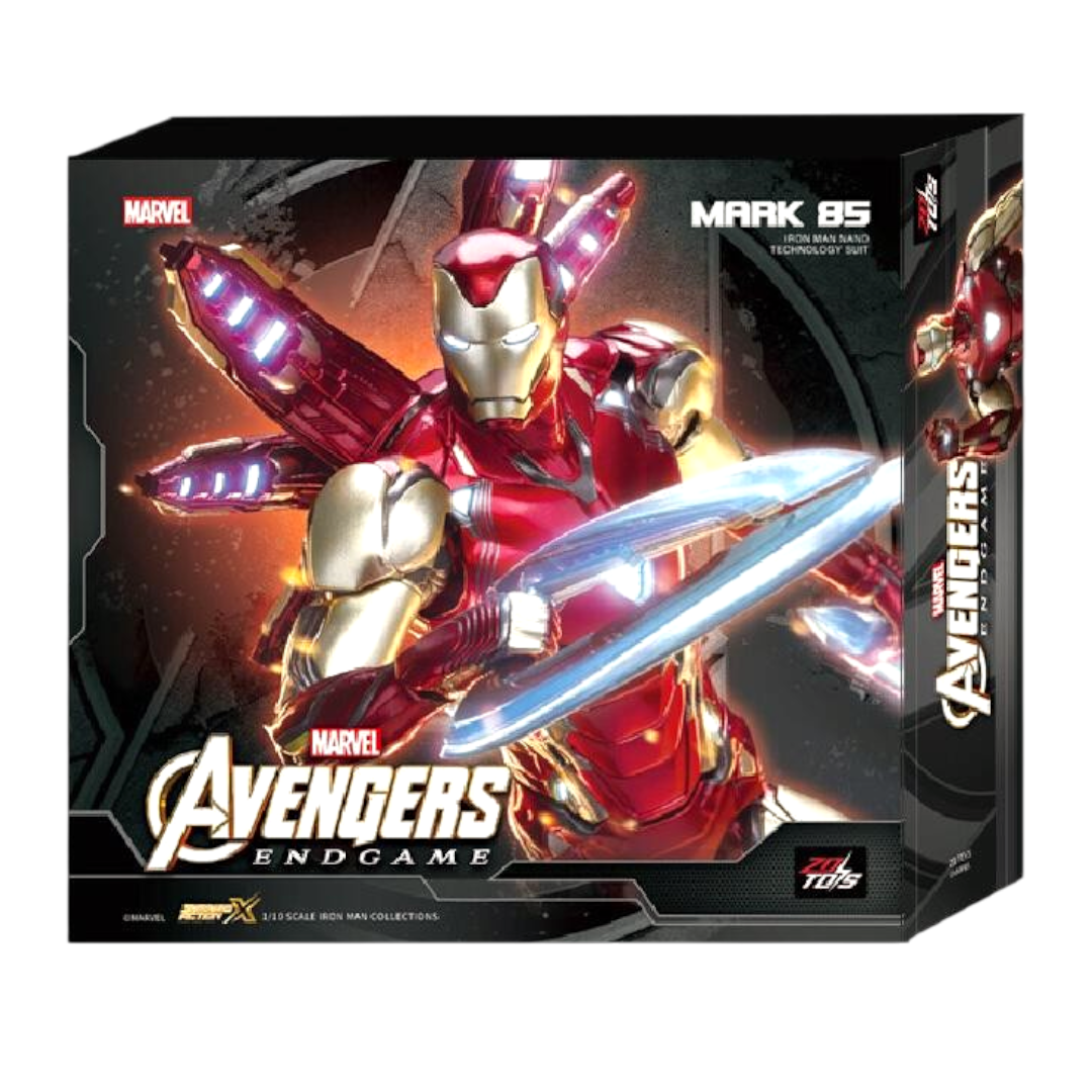 ZD TOYS Mark 85 Nano Armor Superhero Action Figure – 1/10 Scale Collectible Figure with Accessories