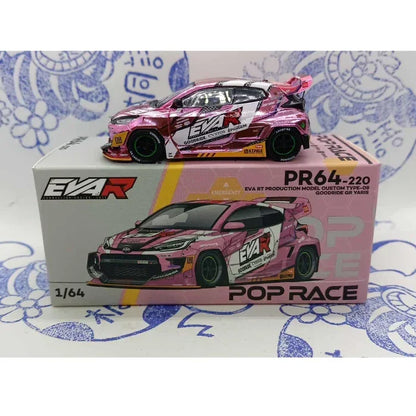 POP RACE  1:64 EVA RT Type-08 Goodride GR Yaris | Custom Racing Edition Diecast Model Car