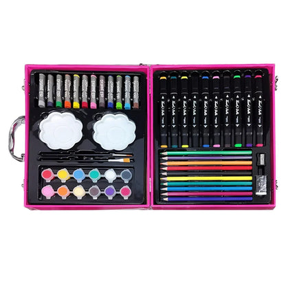 Barbie Colouring Kit, 50 pieces Art Drawing and Painting Sets - Jaiman Toys