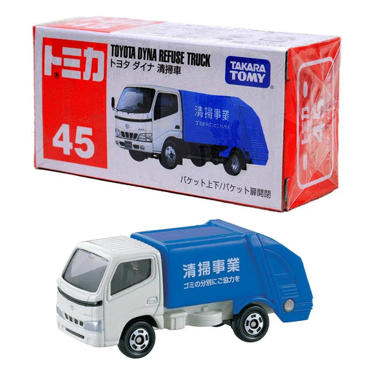 Takara Tomy Tomica 45 Toyota Dyna Refuse Truck - Jaiman Toys
