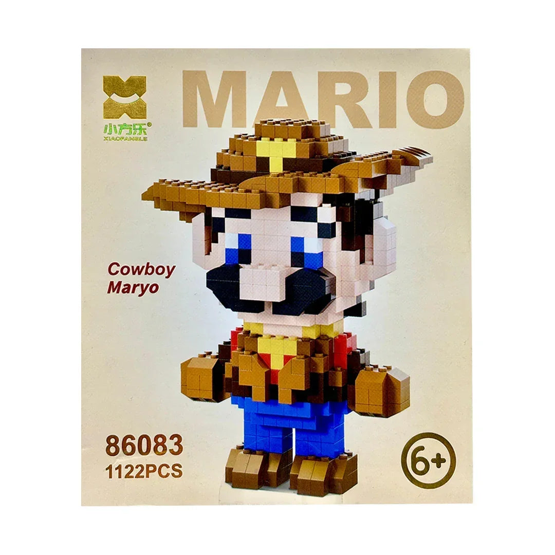 Mario Building Blocks Minifigure 5 Inch as Birthday Gift for Kids - Jaiman Toys