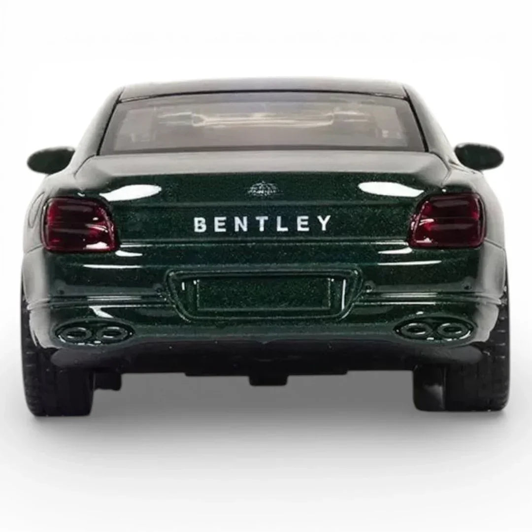 MSZ 1:47 Bentley Flying Spur Hybrid Die-Cast Model Car – Green | Pull Back, Openable Doors (67730)