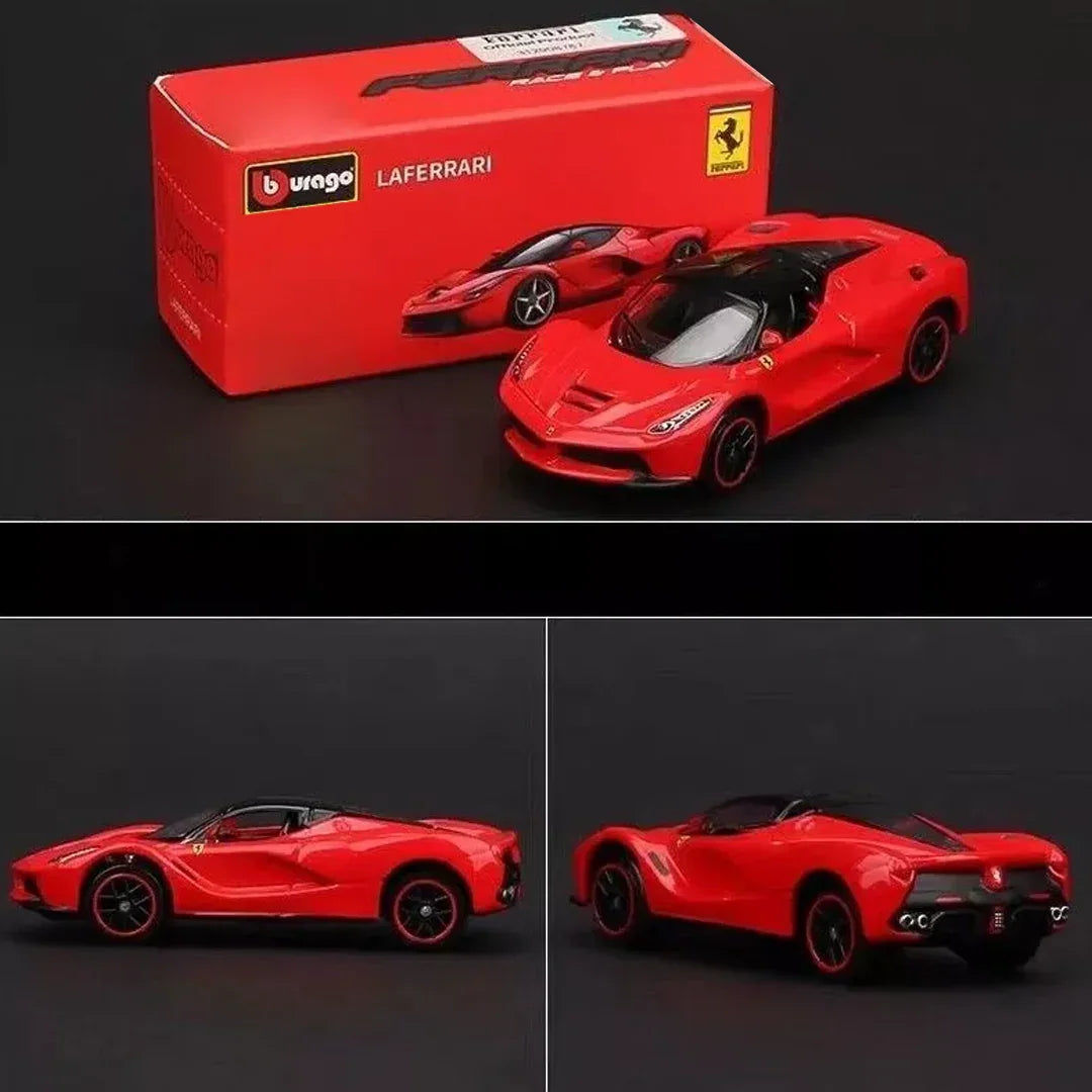 Bburago LaFerrari Racing Sport Model Car 1:64 Scale (Red) - Jaiman Toys