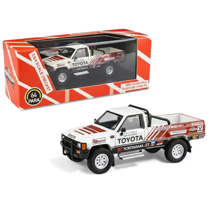 PARA64 1:64 Toyota Hilux Class 7S Racing Truck 1985 – Diecast Model Pickup (White)