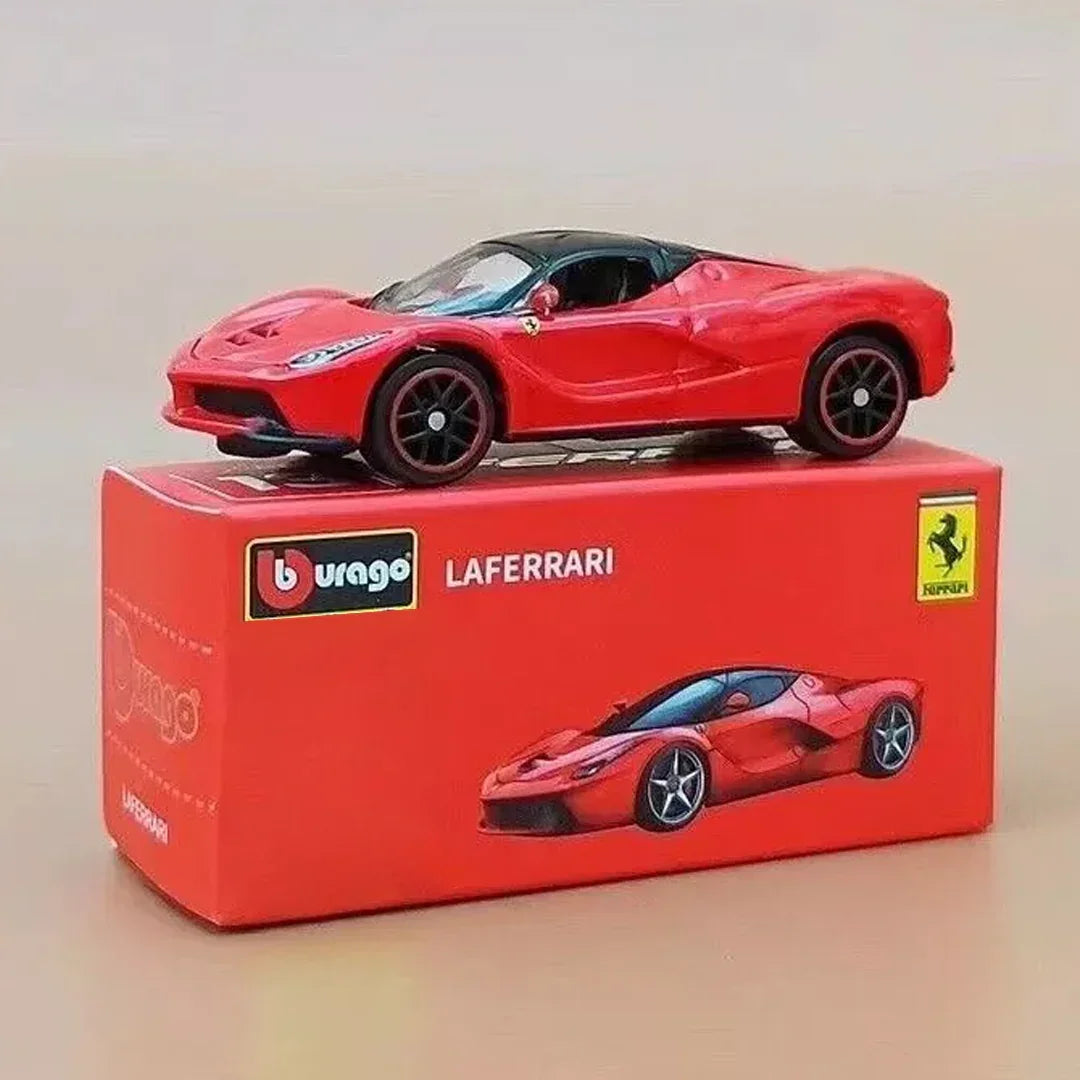 Bburago LaFerrari Racing Sport Model Car 1:64 Scale (Red) - Jaiman Toys