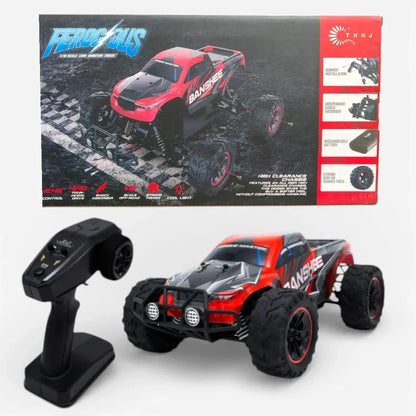 TKKJ 1:16 Scale RC Monster Truck Banshee 4WD High Speed Off-Road Remote Control Car – Dual Color Variants