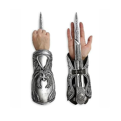 Assassin's Creed : Ultimate BROTHERHOOD- EZIO AUDITORE'S ARMORED VAMBRACE Hidden Blade Gauntlet Set! Role-Play Accessory Age 17+ - Jaiman Toys