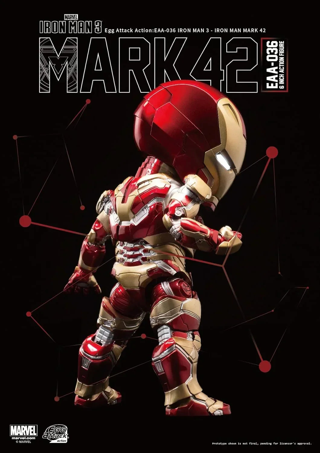 Iron Man 3 Mark 42 Egg Attack EAA-036 Action Figure - Jaiman Toys