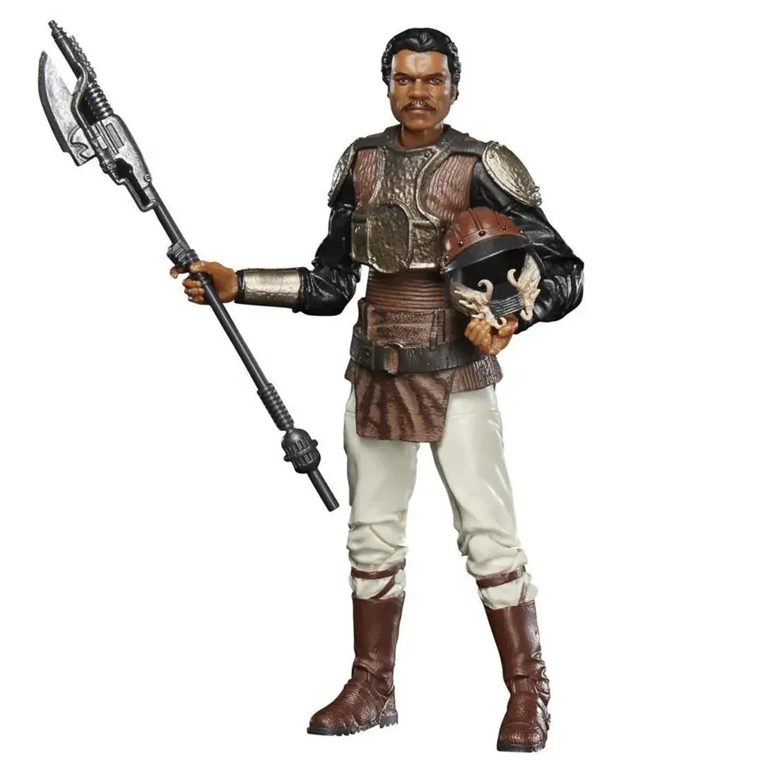 Action figure of a man in armor holding a staff and helmet, collectible toy for kids