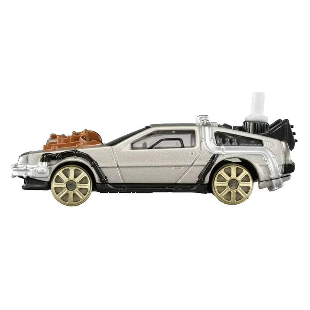 Takara Tomy Tomica Premium Unlimited Back to the Future Time Machine (Part 3/Railway Wheels Installed Ver.) - Jaiman Toys