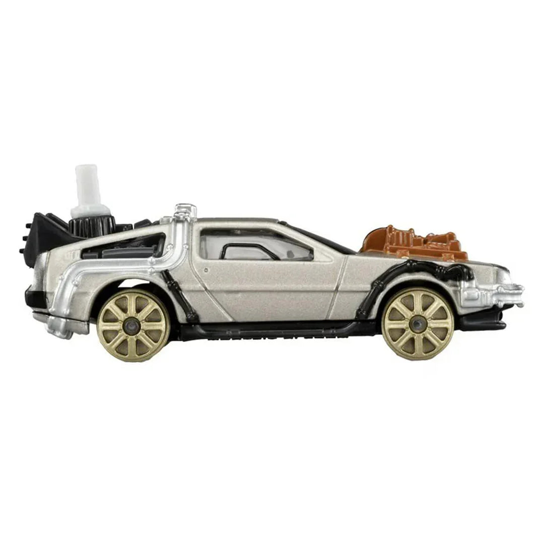 Takara Tomy Tomica Premium Unlimited Back to the Future Time Machine (Part 3/Railway Wheels Installed Ver.) - Jaiman Toys