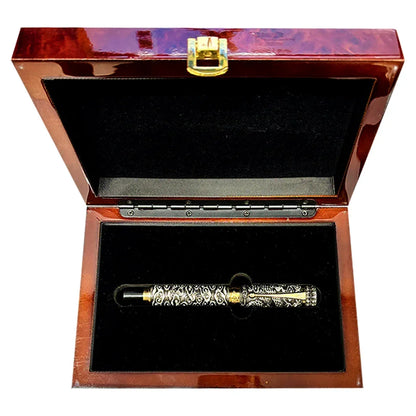 Jinhao Silver Dragon Fountain Metal Pen for business or gift giving Luxury pen - Jaiman Toys