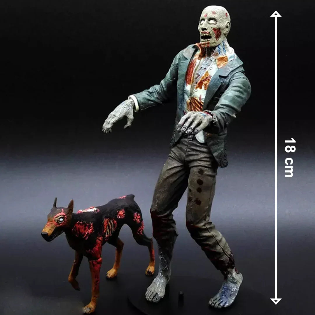 NECA Resident Evil Zombie & Dog 10th Anniversary 7" Action Figure - Jaiman Toys