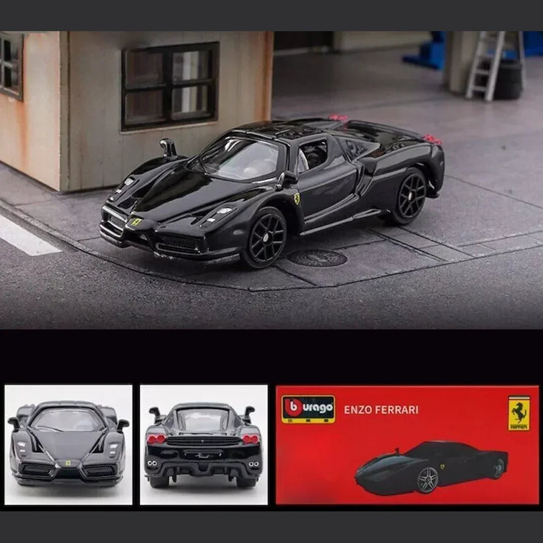 Bburago ENZO Ferrari Racing Sport Model Car 1:64 Scale - Jaiman Toys