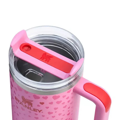 STANLEY LoveShack Fancy Quencher H2.0 FlowState Stainless Steel Vacuum Insulated Tumbler with Lid and Straw for Water, Iced Tea or Coffee (Heather, 40 oz) - Jaiman Toys