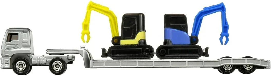 TOMICA 42 ISUZU GIGA HEAVY COSTRUCTION MACHINERY TRANSPORTER - Jaiman Toys