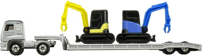 TOMICA 42 ISUZU GIGA HEAVY COSTRUCTION MACHINERY TRANSPORTER - Jaiman Toys