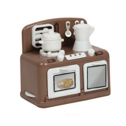 Pablo Honey Mini Microwave, Kitchen Oven Household Play Set (Brown) - Jaiman Toys