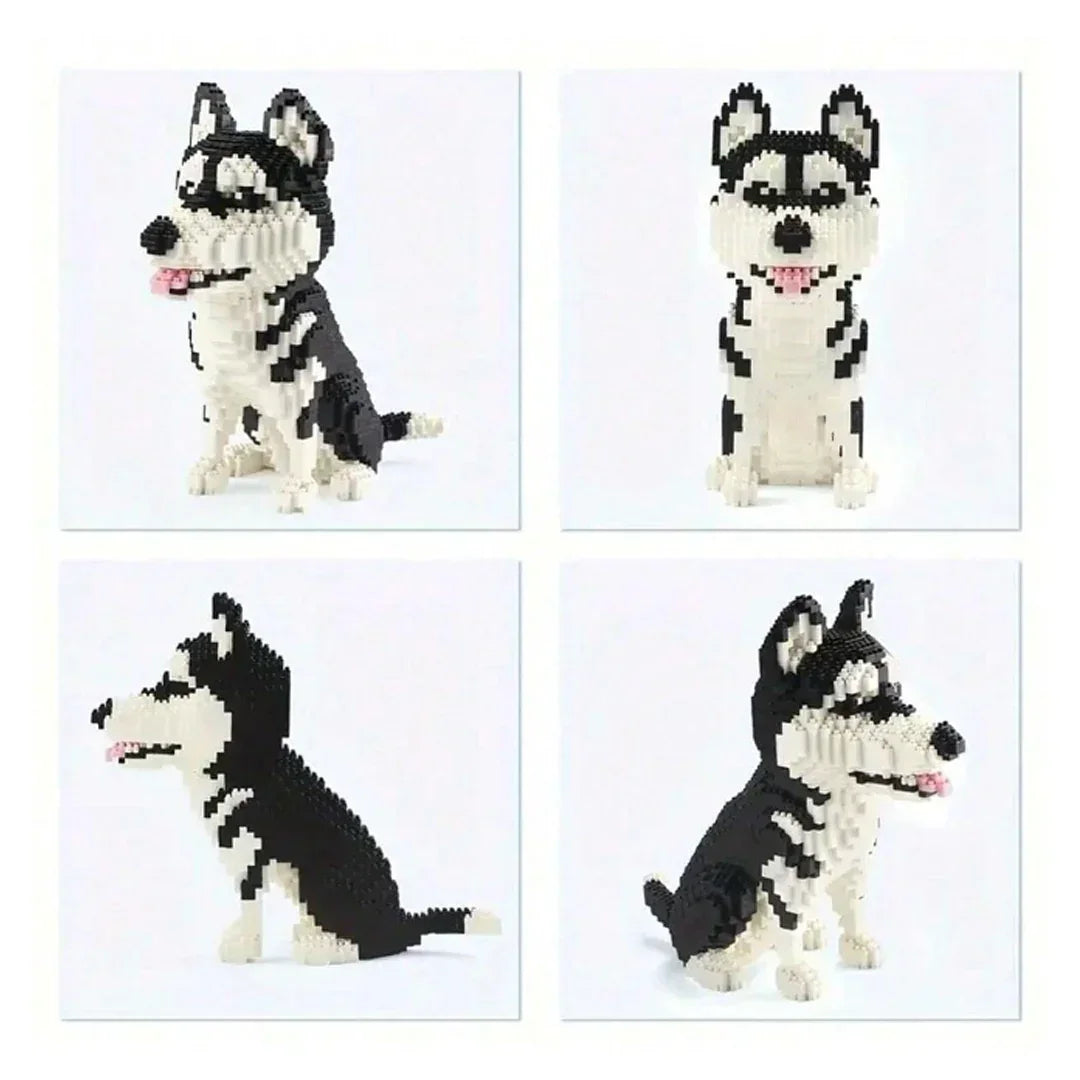 Creative 3D Husky Building Blocks Toy (2524PCS), Best Gift for Adults and Kids - Jaiman Toys