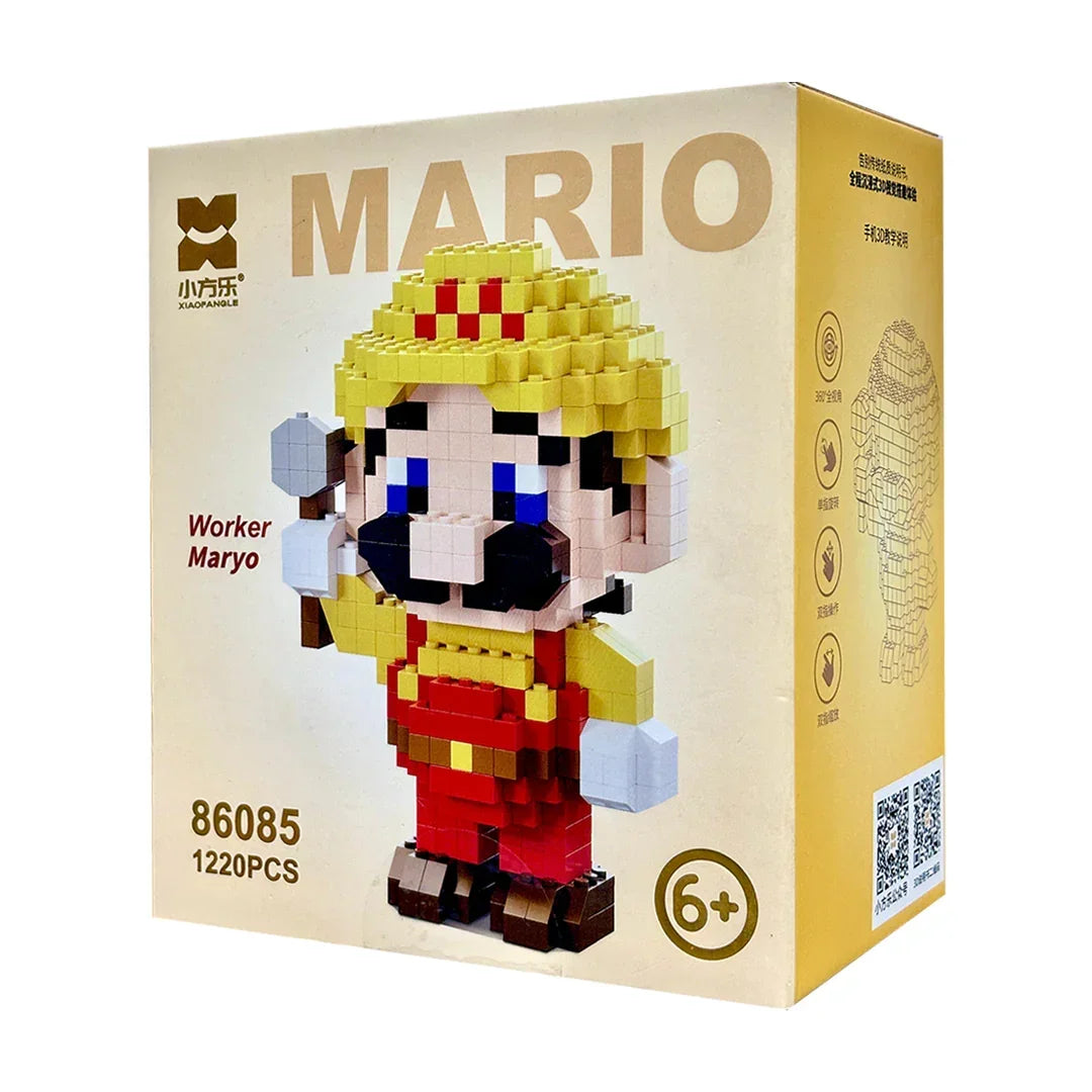 Mario Building Blocks Minifigure 5 Inch as Birthday Gift for Kids - Jaiman Toys