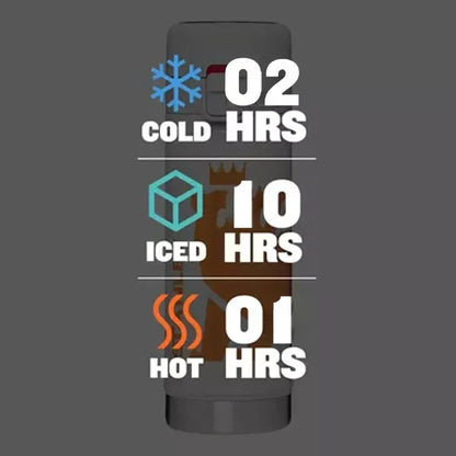 Stanley Camp Mug 12oz (360ml) FlowSteady™ Big Bear Bottle – Black Stainless Steel Thermal Coffee Mug