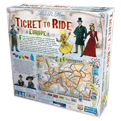 Days of Wonder Ticket to Ride Europe Board Game - Jaiman Toys