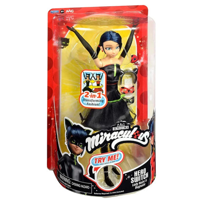 Miraculous Hero Switch Ladybug 10.5" Fashion Doll by Playmates Toys - Jaiman Toys